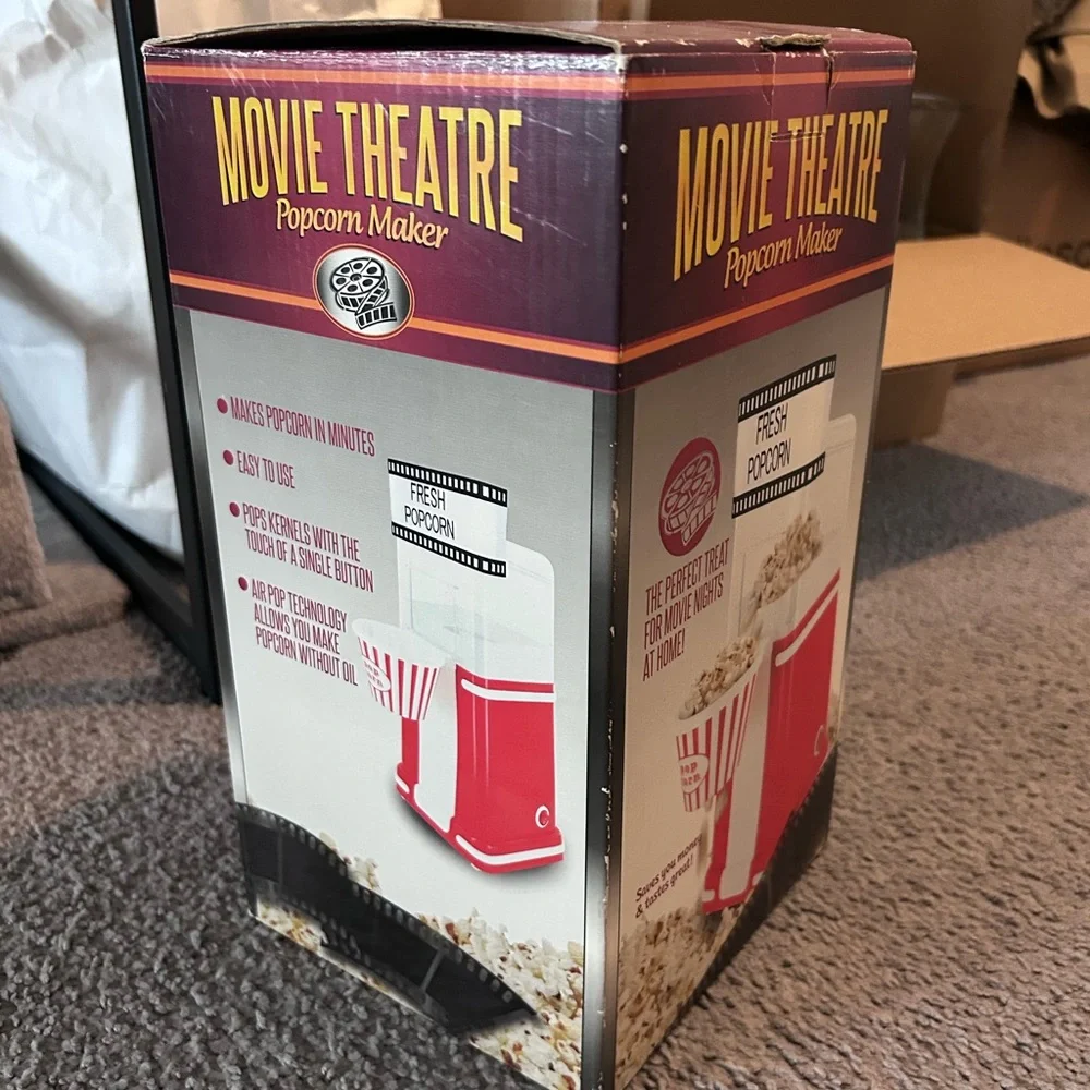 New Movie Theatre Popcorn Machine